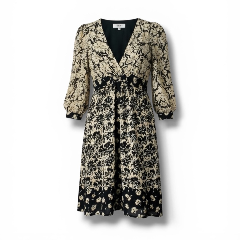 TIBI Dress Women’s Classic Corpcore Office Wedding Event 100% Silk Black Size 2